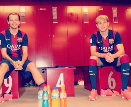 Niall Horan and Louis Tomlinson in Barcelona