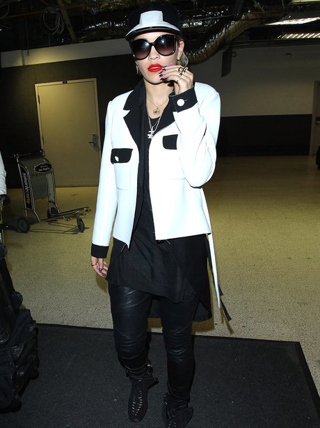 Rita Ora at Lax Airport