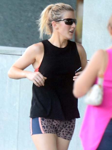 Ellie Goulding running in Poland