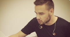 Liam Payne in the studio instagram