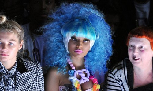 Nicki Minaj Blue Hair