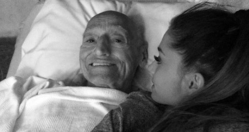 Ariana Grande and granddad