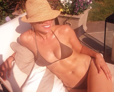 Jennifer Lopez in a bikini