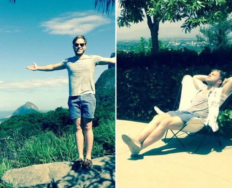 Olly Murs on holiday