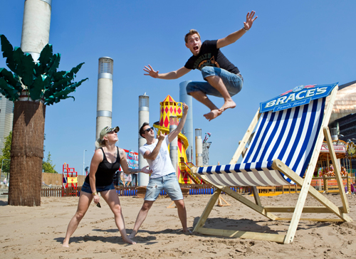 Family Fun at Cardiff Bay Beach