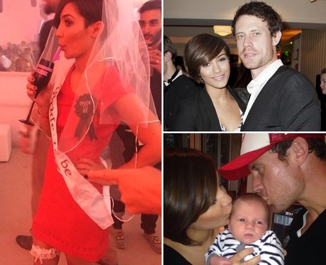 Frankie Sandford and Wayne Bridge