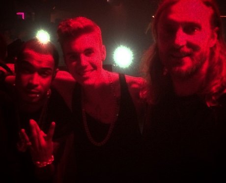 Justin Bieber with David Guetta
