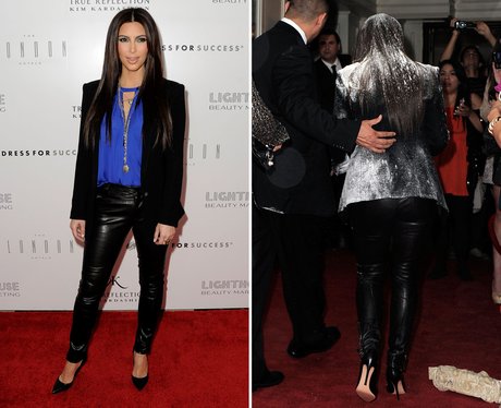 Kim Kardashian Flour Bombed