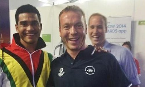 Prince William photobomb Commonwealth Games 2014