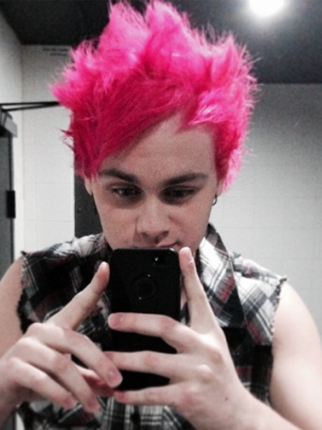 the birthday boy Michael Clifford is a colour chameleon when it comes to hi...