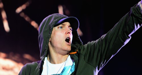 Eminem performs at Lollaplooza