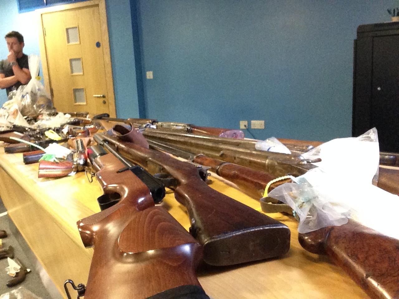 guns handed in to West Midlands 