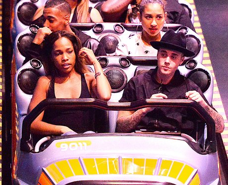 Justin Bieber and Friends on a rollercoster