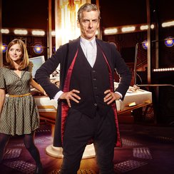 Peter Capaldi and Jenn Coleman in Doctor Who