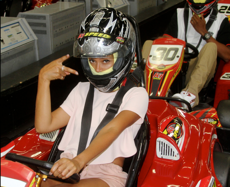 Beyonce and Jay Z Go Karts