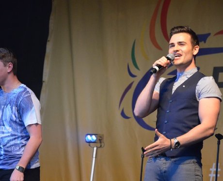 Collabro at Pride Cymru 2014