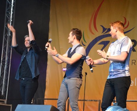 Collabro at Pride Cymru 2014