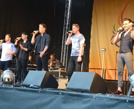 Collabro at Pride Cymru 2014