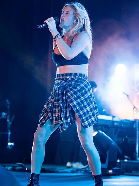 Ellie Goulding performing in Hong Kong