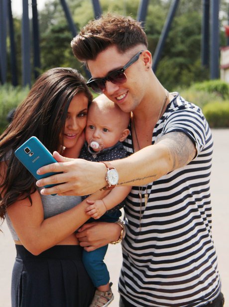JJ Hamblett, Caterina Lopez and Baby