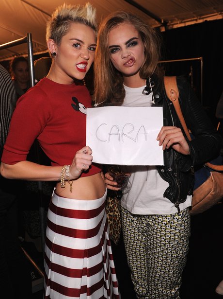 Miley Cyrus and Cara Delevingne
