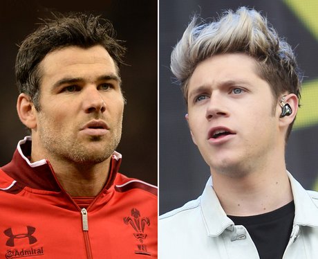 Niall Horan and Mike Phillips