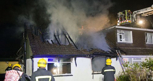 Waterlooville bungalow fire man dies