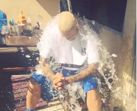 Chris Brown Ice Bucket Challenge