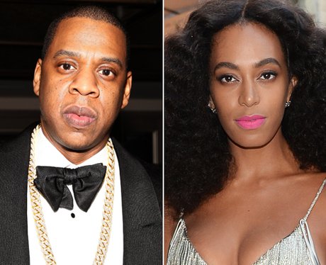 Jay Z and Solange Knowles
