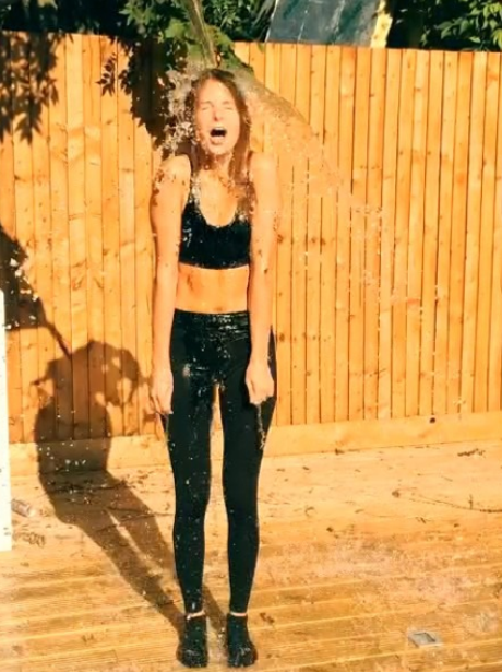Millie Mackintosh Ice Bucket Challenge