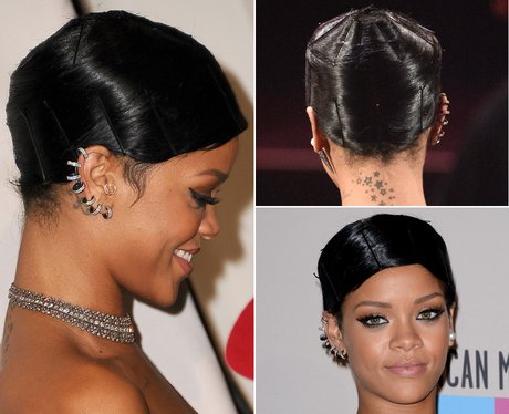 Rihanna Hair Up