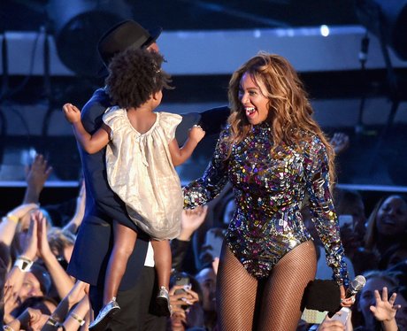 Beyonce, Jay-Z and Blu Ivy Carter MTV VMAs 2014