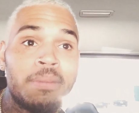 Chris Brown keeps things simple with a nice selfie from the US event of ...