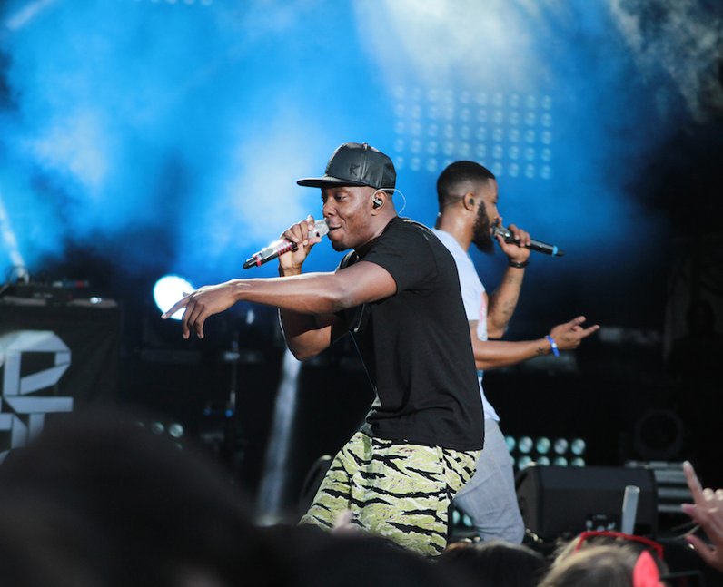 Dizzee Rascal on Stage at Fusion Festival