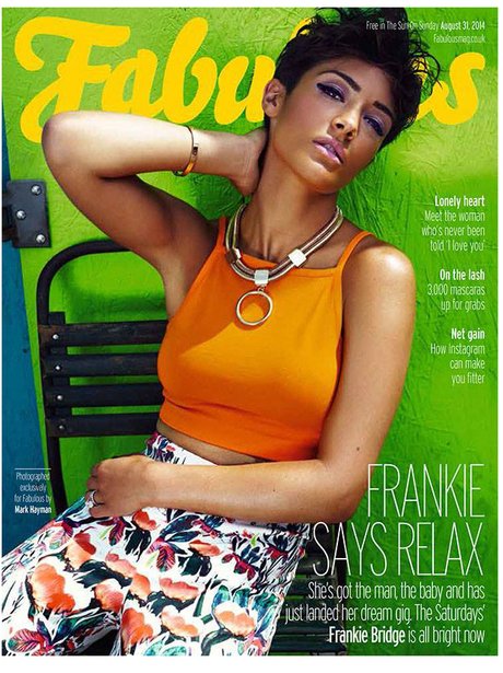 Frankie Sandford Fabulous Magazine 2014