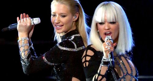 Iggy Azalea And Rita Ora MTV VMA 2014