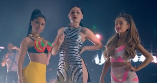 jessie j ariana grande nicki on the roof