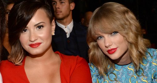 Jordin Sparks, Demi Lovato and Taylor Swift at the