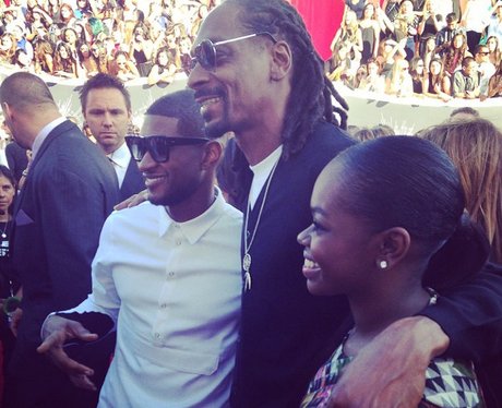 Usher, Snoop Dog and Cori Broadus