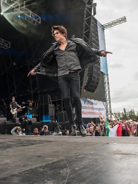 Bradley The Vamps Fusion Festival 2014