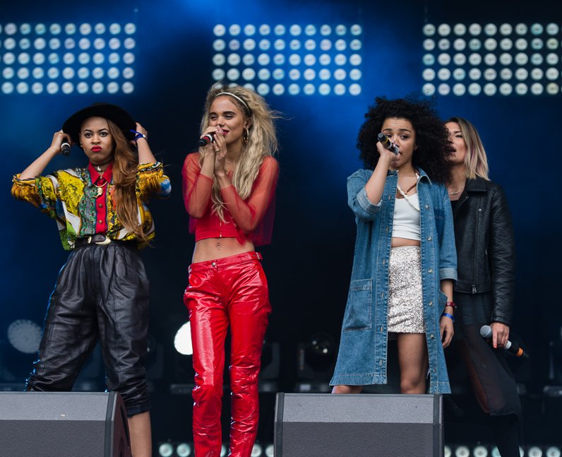 Neon Jungle on Stage at Fusion Festival