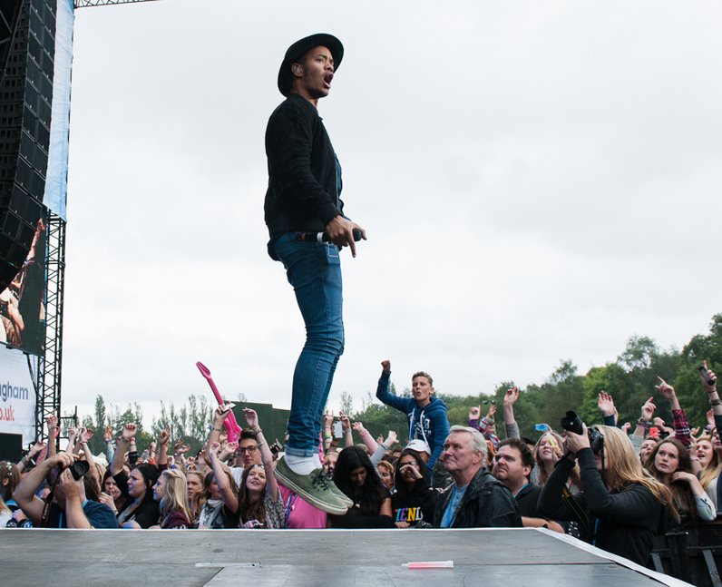 Rizzle Kicks on Stage at Fusion Festival