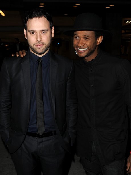Usher and Scooter Braun