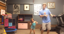 Dad daughter shake it off dance