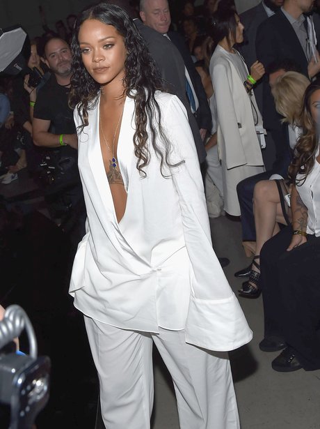Rihanna attends fashion week in New York
