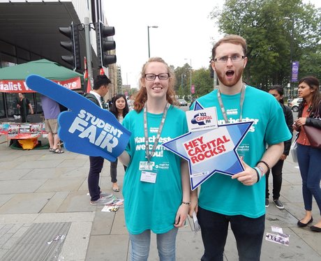 Capital FM at Manchester University Freshers Fair