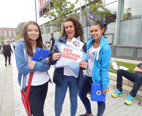 Capital FM at Manchester University Freshers Fair