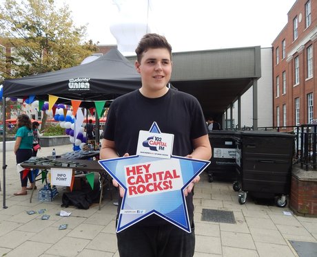 Capital FM at Manchester University Freshers Fair