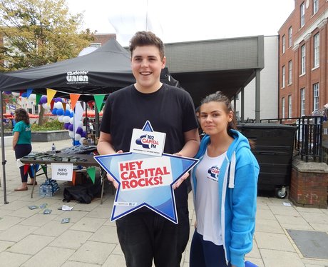 Capital FM at Manchester University Freshers Fair