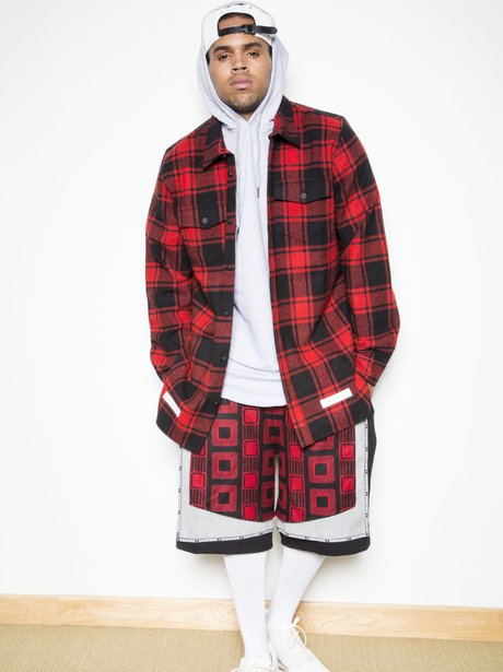 Chris Brown poses for a portrait in LA